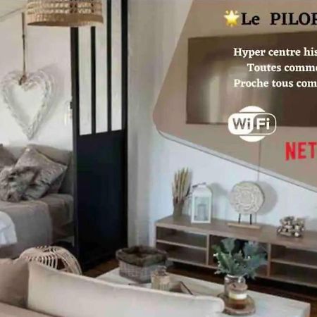 Le Pilori - Centre Historique, En Face Du Musee Du Pilori, A 2Mn A Pied De L'Hyper Centre Et Proche Toutes Commodites, Wifi-Netflix ニオール エクステリア 写真